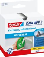 Tesa On & Off Nastro in velcro 20 mm x 2