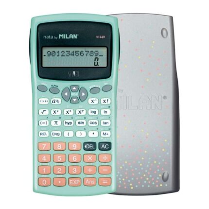 Milan M240 Calcolatrice scientifica 10+2 cifre - Display a 2 righe - 240 funzioni integrate