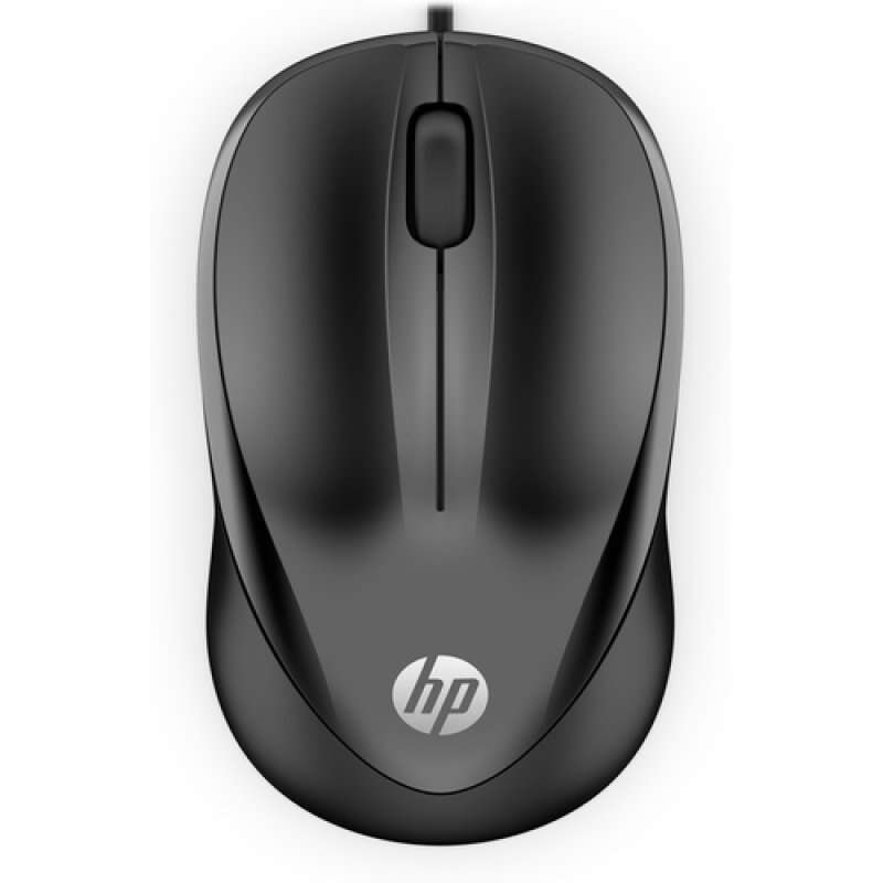 Mouse HP 1000 USB 1200 dpi - 3 pulsanti - Ambidestro - Cavo da 1