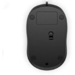 Mouse HP 1000 USB 1200 dpi - 3 pulsanti - Ambidestro - Cavo da 1,50 m - Colore: nero - immagine 4