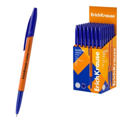 ErichKrause Slender Stick Orange Penna a sfera con cappuccio - Punta a ago da 0
