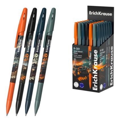 ErichKrause R-301 Stick Road Beast Penna a sfera con cappuccio - Modelli assortiti - Tratto 0