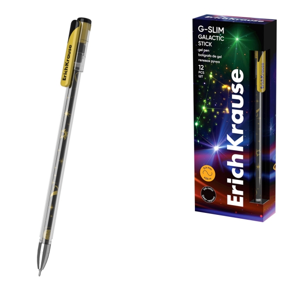 ErichKrause G-Slim Stick Galactic Penna a sfera con cappuccio - Punta da 0