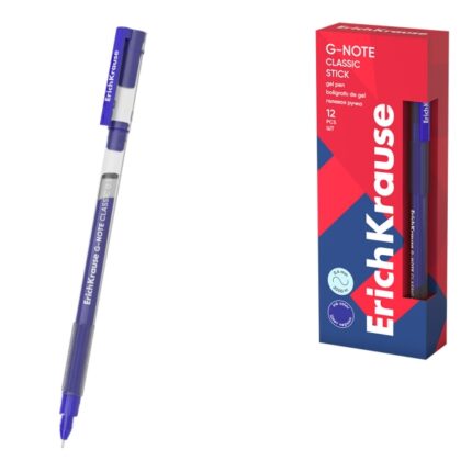 ErichKrause G-Note Stick Classic Penna a sfera con cappuccio - Punta da 0
