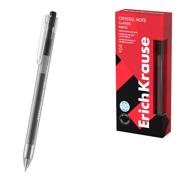ErichKrause Crystal Note Matic Classic Penna a sfera retrattile - Punta da 0