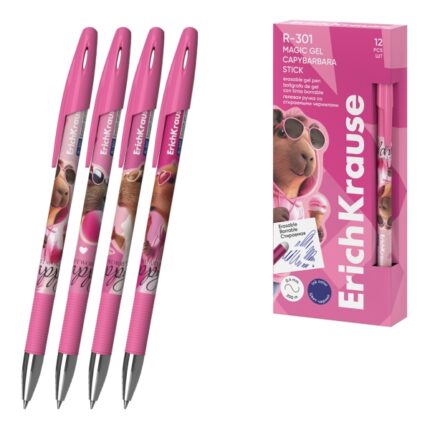 ErichKrause R-301 Magic Gel Stick CapyBarbara Penna cancellabile - Modelli assortiti - Spessore tratto 0