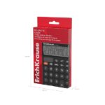 ErichKrause DC-2792-12 Classic Calcolatrice da tavolo - Display LCD a 12 cifre - Spegnimento automatico - Alimentazione solare - Colore: nero - immagine 3