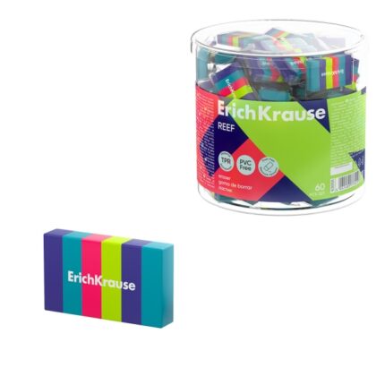 Gomma da cancellare ErichKrause Reef - Gomma termoplastica - Ipoallergenica - Senza PVC - Non lascia residui - Vari colori