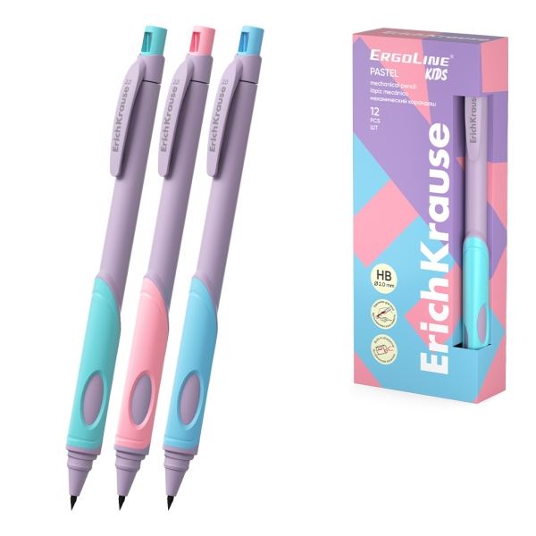 ErichKrause ErgoLine Kids Pastel Matita a mina - Mina HB da 2