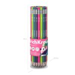 ErichKrause Panda Hugs Matita a grafite con gomma - Miniera HB - Corpo rotondo - Impugnatura ergonomica - Colori assortiti - immagine 4