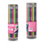 ErichKrause Panda Hugs Matita a grafite con gomma - Miniera HB - Corpo rotondo - Impugnatura ergonomica - Colori assortiti - immagine 5