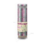 ErichKrause Floral Soul Matita a grafite con gomma - Miniera HB - Corpo rotondo - Plastica - Impugnatura ergonomica - Colori assortiti - immagine 4