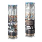 ErichKrause Magic Pet Matita di grafite con gomma - Mina HB - Corpo rotondo - Plastica - Colori assortiti - immagine 5