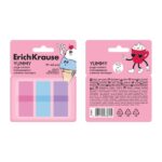 ErichKrause Yummy Confezione da 3 blocchi da 20 segnalibri con dispenser - Riposizionabili - Plastica - 19x45 mm - Colori assortiti - immagine 4