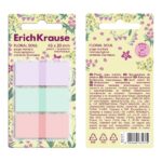 ErichKrause Floral Soul Confezione da 3 blocchi da 20 segnalibri - Riposizionabili - Plastica - 20x45 mm - Colori assortiti - immagine 5