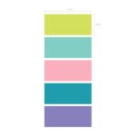 ErichKrause Reef Pack da 5 blocchi da 20 segnalibri - riposizionabili - in plastica - 20x45 mm - colori assortiti - immagine 3