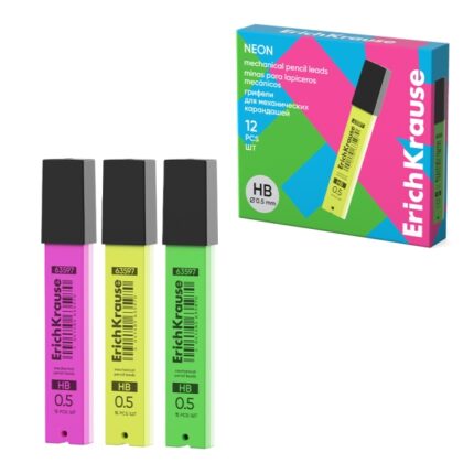 ErichKrause Neon Mine di ricambio per portamine - 15 pezzi per confezione - 0