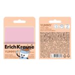 ErichKrause Yummy Bloc da 80 foglietti adesivi riposizionabili - Carta da 75 g/m² - 75x75 mm - Confezione in plastica - Colla a base d'acqua - Colore rosa - immagine 5