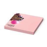 ErichKrause CapyBarbara Blocco da 50 post-it riposizionabili - Carta da 75 g/m² - 75 x 75 mm - Colla a base d'acqua - Colore rosa - immagine 3