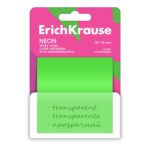 ErichKrause Neon Bloc da 50 foglietti adesivi riposizionabili - Plastica - 75x75 mm - Colla a base d'acqua - Colori assortiti - immagine 4