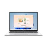 Asus Vivobook 16 Portatile da 16" Intel Core Ultra 7 255H - 16 GB - SSD da 512 GB - Senza sistema operativo - Colore argento - Tastiera QWERTY (ES)