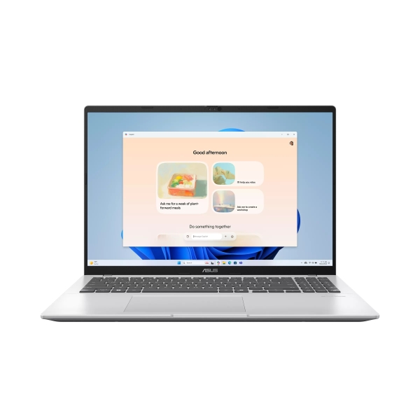 Asus Vivobook 16 Portatile da 16" con processore Intel Core Ultra 5 225H - 16 GB - SSD da 512 GB - Senza sistema operativo - Colore argento - Tastiera QWERTY (ES)
