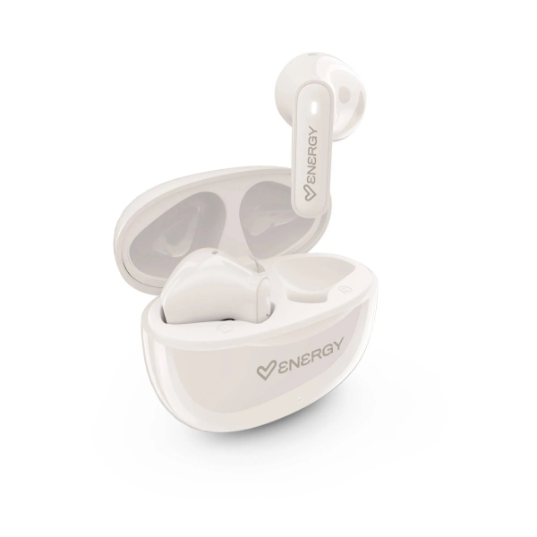 Energy Sistem PopBuds: auricolari true wireless - Bluetooth 6.0 - 20 ore di autonomia - Design compatto - Colore bianco