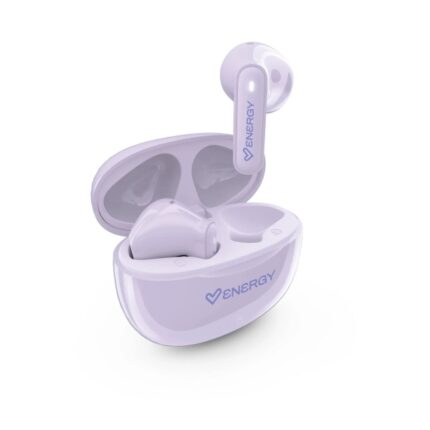 Energy Sistem PopBuds: auricolari true wireless - Bluetooth 6.0 - 20 ore di autonomia - Design compatto - Colore lilla