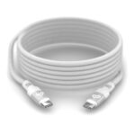 Energy Sistem Magnet Roll Cavo USB-C 2.0 - Fino a 60 W e 480 Mbps - Compatibile con Power Delivery - Rivestito in PVC e cotone - 1,5 metri - Colore bianco - immagine 3
