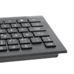 Coolbox FlatPro Tastiera USB con 105 tasti - Tasti piatti - QWERTY spagnolo - Colore: nero - immagine 3