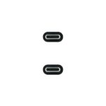 Cavo USB-C Nanocable - Lunghezza 1 m - 20 Gbps - Ricarica da 100 W - 5 A - Video 4K a 60 Hz - Chip E-mark - Compatibile con Thunderbolt 3 - Connettori in alluminio - Colori: grigio e nero - immagine 3