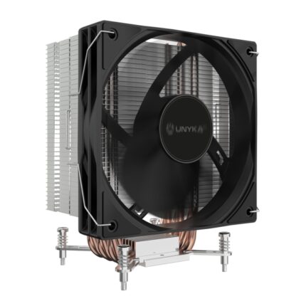 Unykach Unycool H61 Dissipatore per CPU - Multisocket universale - Ventola da 120 mm - Colore: nero