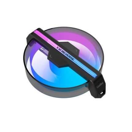 Coolbox T12 Reverse Ventilatore ARGB - Opzione reversibile - Silenzioso - Cuscinetto idraulico - Colore: nero