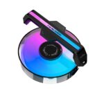 Coolbox T12 Reverse Ventilatore ARGB - Opzione reversibile - Silenzioso - Cuscinetto idraulico - Colore: nero - immagine 2