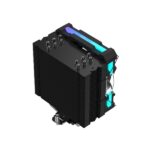 Coolbox H6 Ring ARGB Dissipatore multi-socket - 6 tubi di calore - TDP 240 W - Ventola da 120 mm - Velocità massima 2000 giri/min - Illuminazione ARGB - Colore: nero - immagine 3