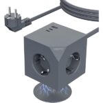 4 m - Fissaggio magnetico - Colore: grigio