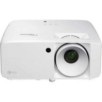 Optoma ZH401e Proiettore laser DLP Full HD 1080p 3D - Altoparlante integrato da 15 W - Doppia porta HDMI 2.0 - 4600 lumen - Colore: bianco