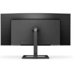Philips E Line 346E2CUAE/00 Monitor LED curvo da 34" WQHD+ 100 Hz FreeSync Premium - Tempo di risposta 1 ms - Altoparlanti da 10 W - Regolabile in altezza e inclinabile - 21:9 - HDMI, DisplayPort, USB-C - VESA 100x100 mm - immagine 4