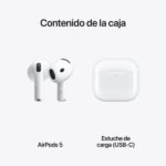 Apple AirPods 5 - Cancellazione attiva del rumore - USB-C - Colore bianco - immagine 5