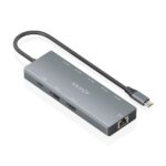 Dock USB-C 9 in 1 di Aisens - Da USB-C a 1xHDMI - 1xDisplayPort - 1xRJ45 - 4xUSB-A 5G - 1xUSB-C 5G - 1xUSB-C PD 100W - 20 cm - Colore: grigio - immagine 2