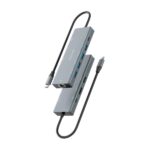 Dock USB-C 9 in 1 di Aisens - Da USB-C a 1xHDMI - 1xDisplayPort - 1xRJ45 - 4xUSB-A 5G - 1xUSB-C 5G - 1xUSB-C PD 100W - 20 cm - Colore: grigio - immagine 3