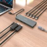 Dock USB-C 9 in 1 di Aisens - Da USB-C a 1xHDMI - 1xDisplayPort - 1xRJ45 - 4xUSB-A 5G - 1xUSB-C 5G - 1xUSB-C PD 100W - 20 cm - Colore: grigio - immagine 5