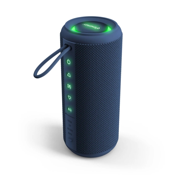 Energy Sistem Ocean Altoparlante da 25 W - Bluetooth 5.4 - Funzione True Wireless - Fino a 14 ore di autonomia - Luci RGB - Funzione vivavoce - Colore blu Energy Sistem Ocean Altoparlante da 25 W - Bluetooth 5.4 - Funzione True Wireless - Fino a 14 ore di autonomia - Luci RGB - Funzione vivavoce - Colore blu